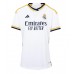 Camisa de Futebol Real Madrid Antonio Rudiger #22 Equipamento Principal Mulheres 2023-24 Manga Curta